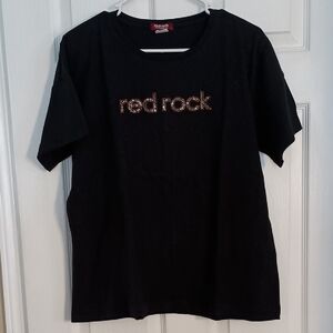 Red Rock Women's Black T-shirt a100